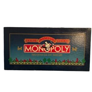 Vintage 1984 Monopoly Deluxe Anniversary Edition